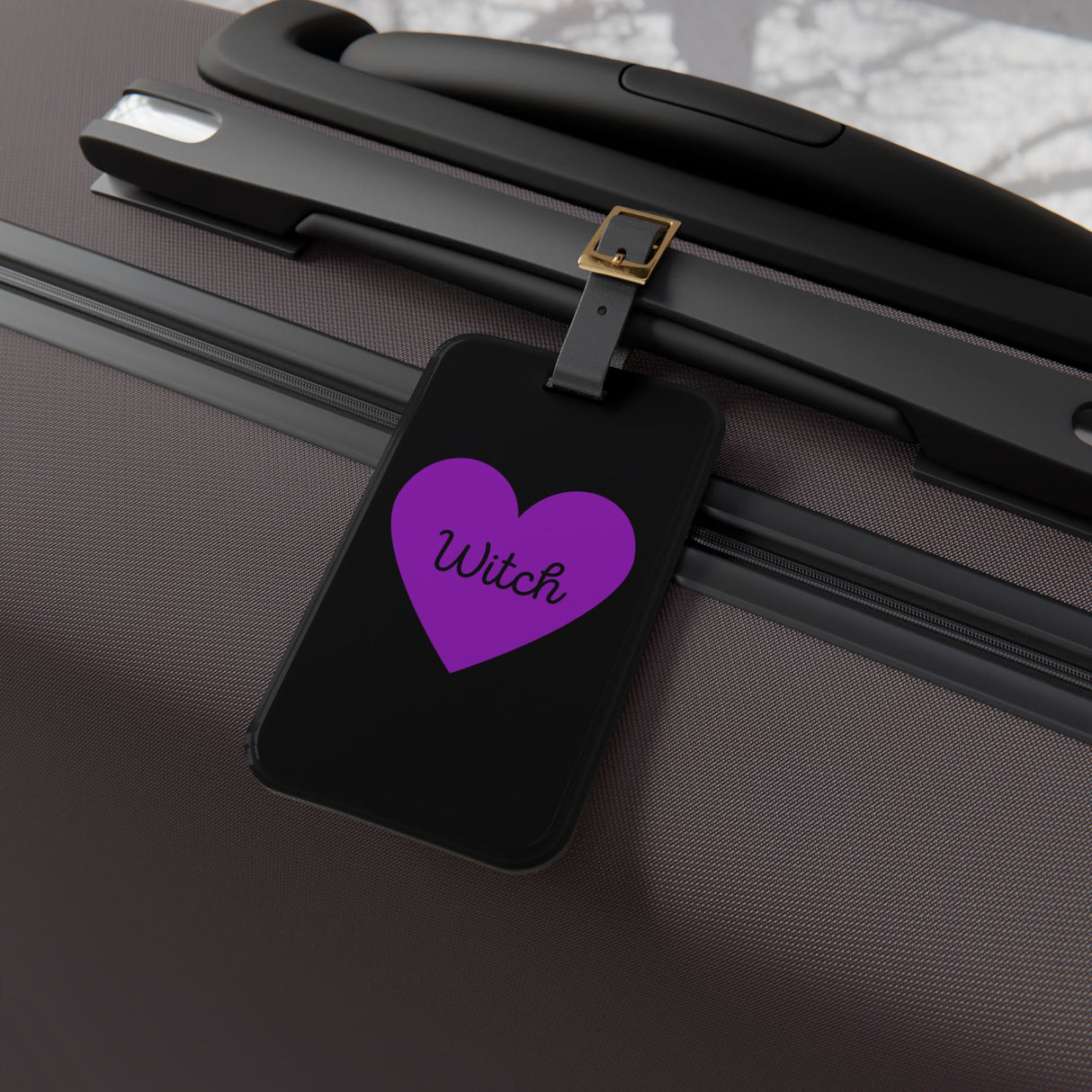 Witch Heart Luggage Tag