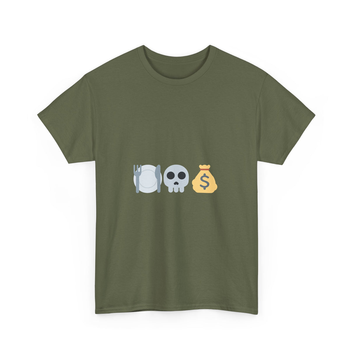 "Eat The Rich" – A Balanced Diet Unisex Heavy Cotton Tee