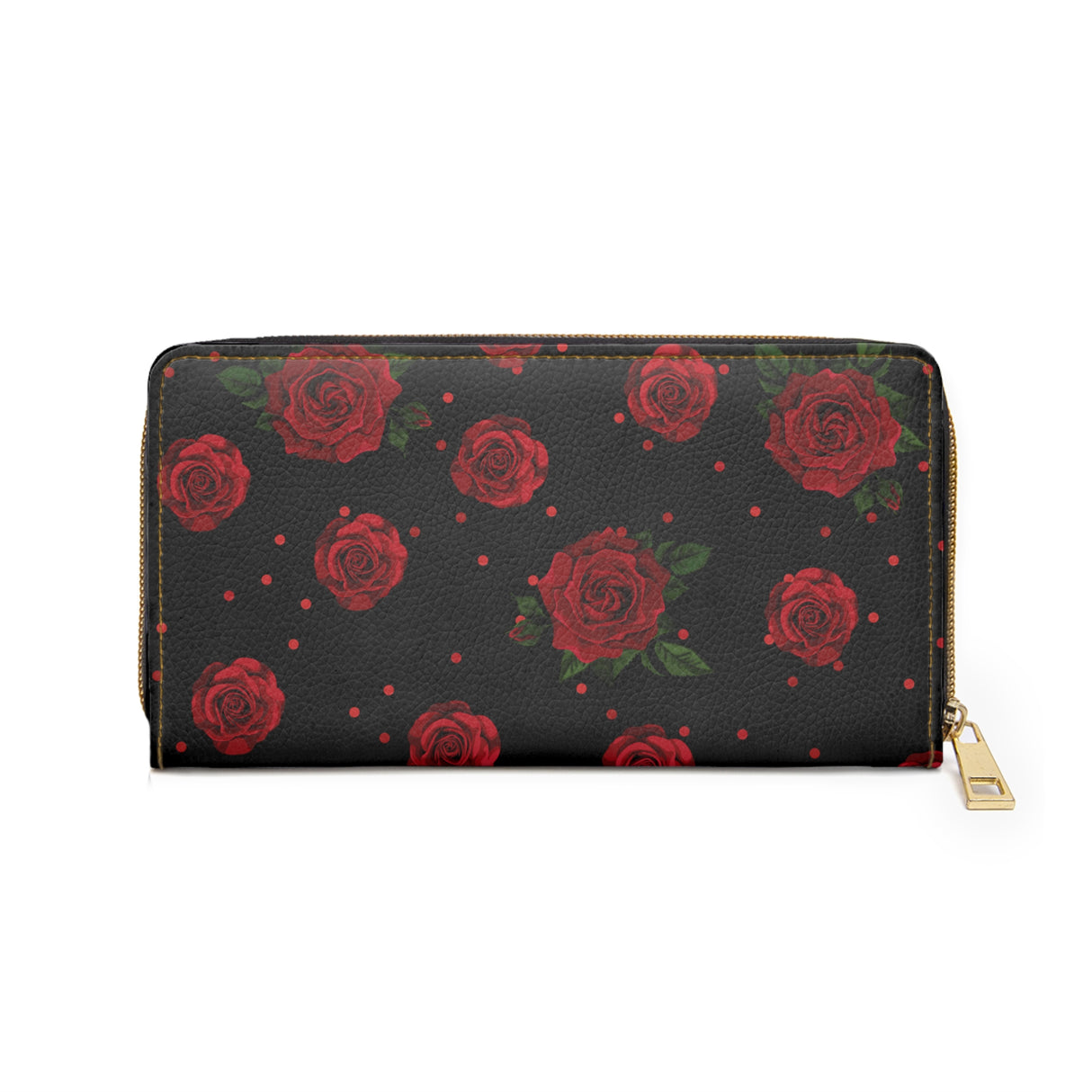 Rose Zipper Wallet