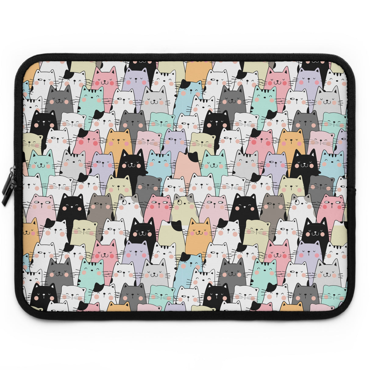 Cat Pattern Laptop Sleeve