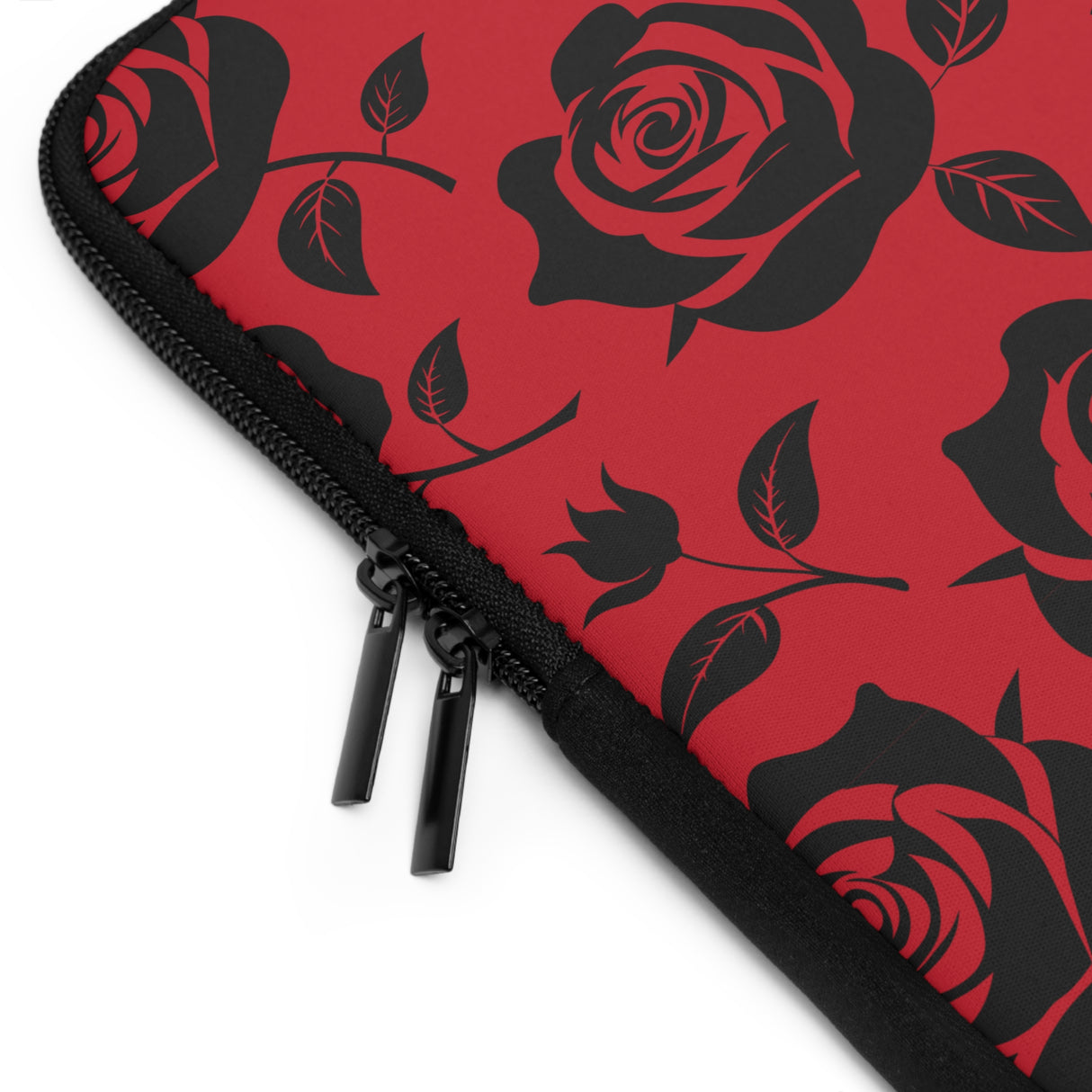 Black Rose Laptop Sleeve