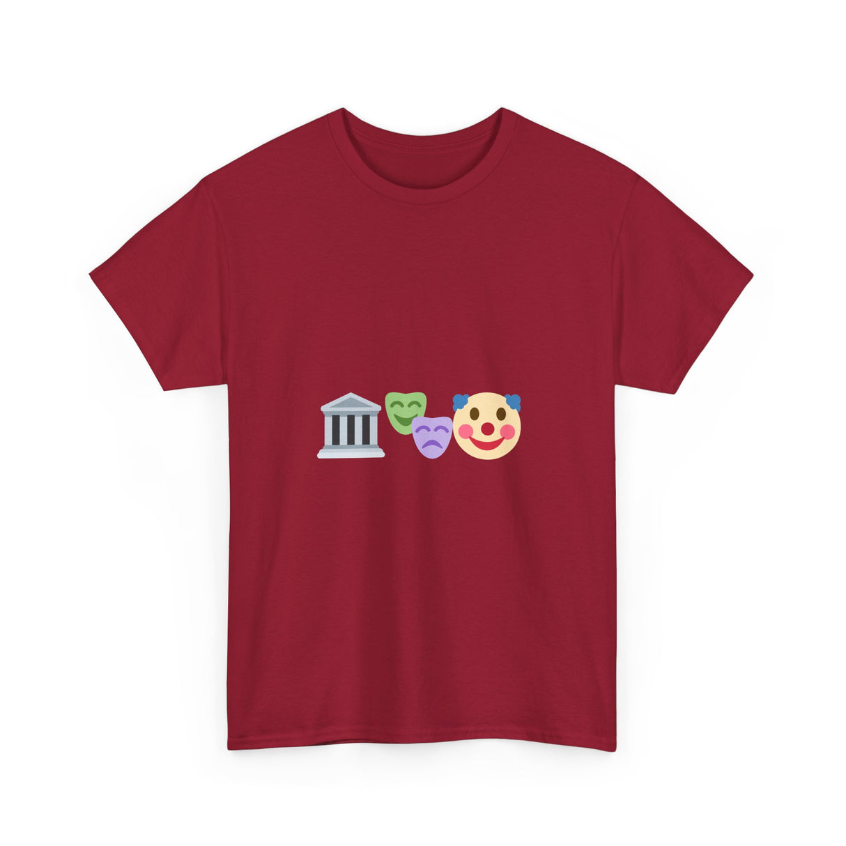 Government Clown Show Emoji Unisex Heavy Cotton Tee