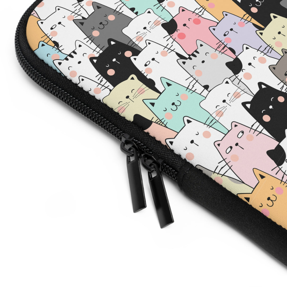 Cat Pattern Laptop Sleeve