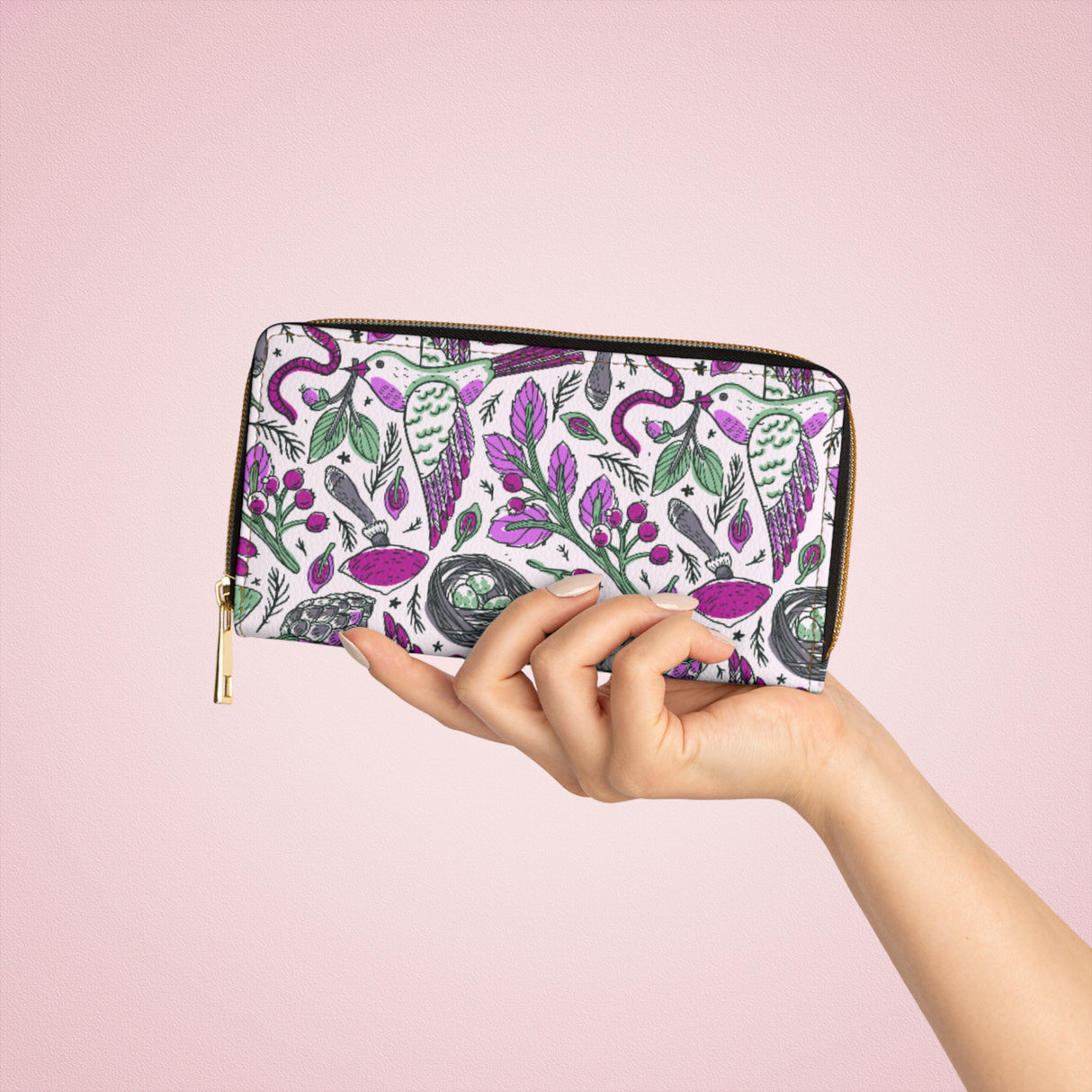 Summer! Forest Zipper Wallet