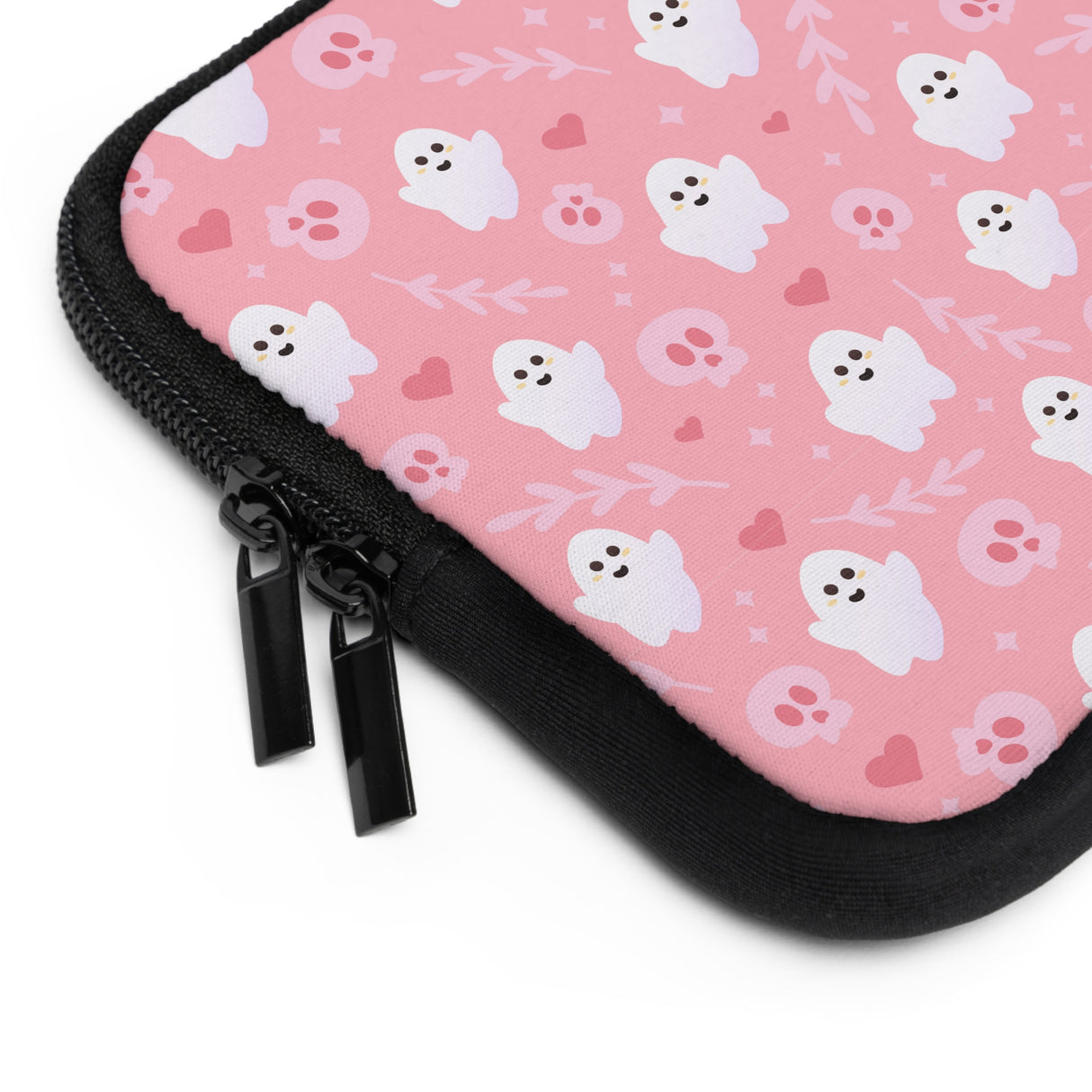 Pink Ghost Laptop Sleeve