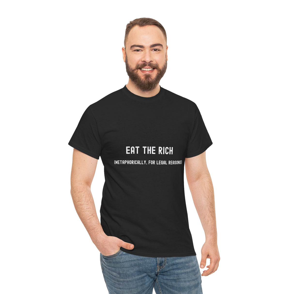 Eat the Rich Unisex Heavy Cotton Tee