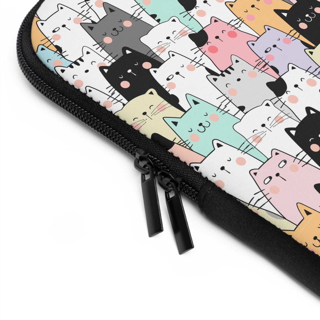 Cat Pattern Laptop Sleeve