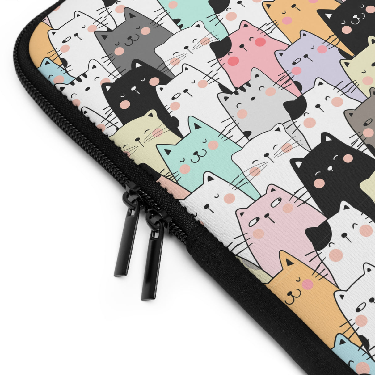 Cat Pattern Laptop Sleeve