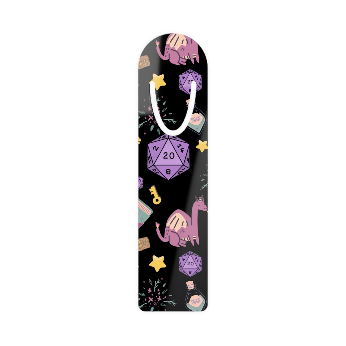 Fantasy Forever Metal Bookmark
