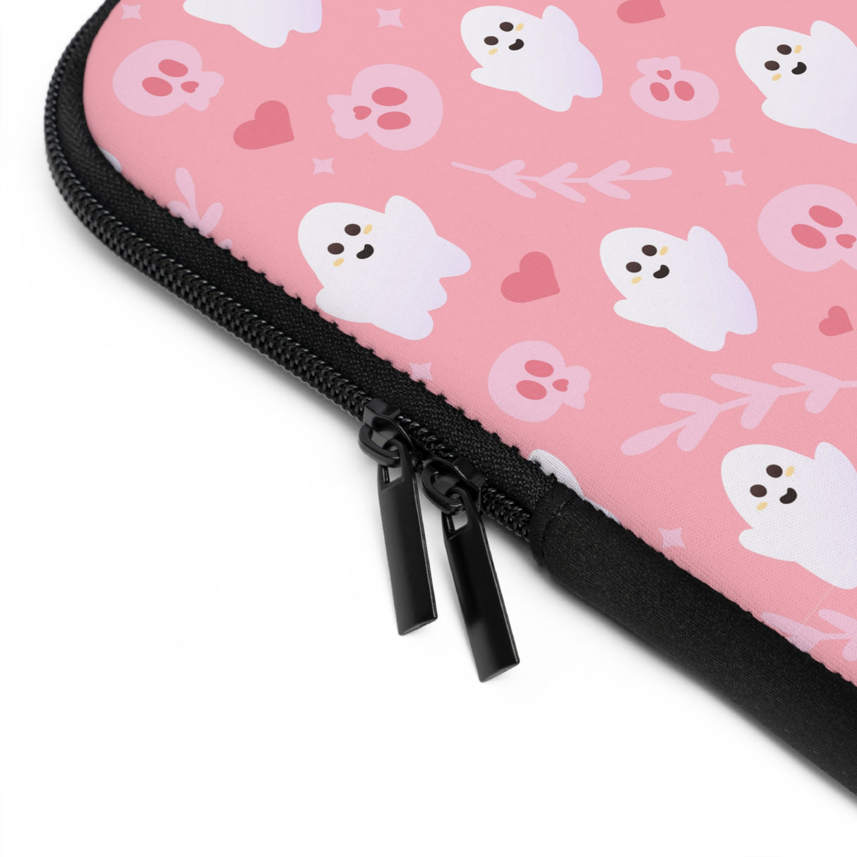 Pink Ghost Laptop Sleeve