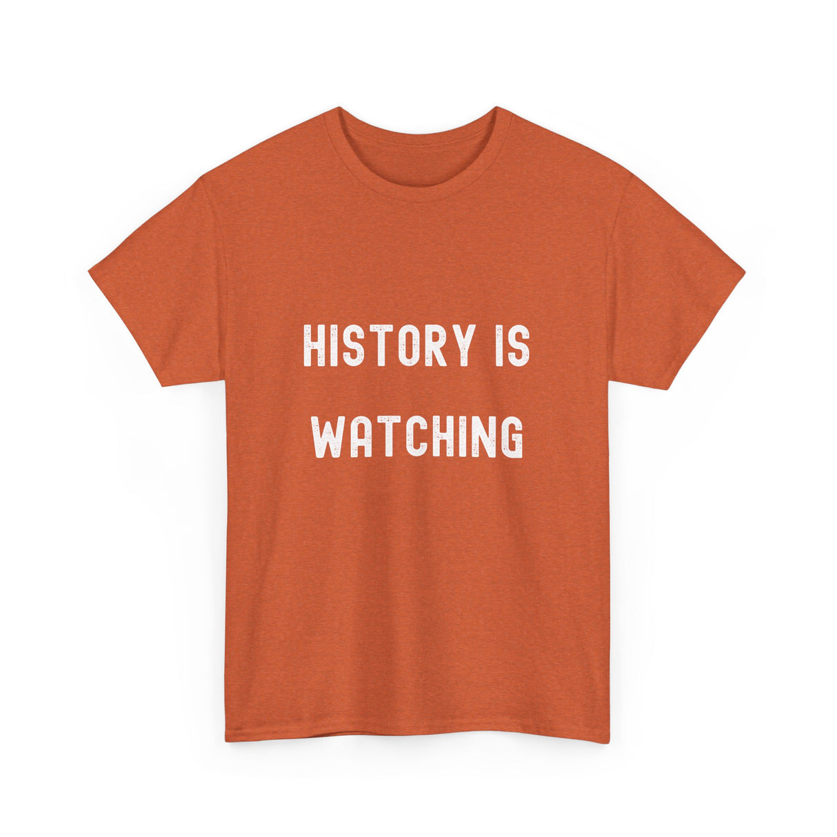 History is Watching Unisex Heavy Cotton Tee