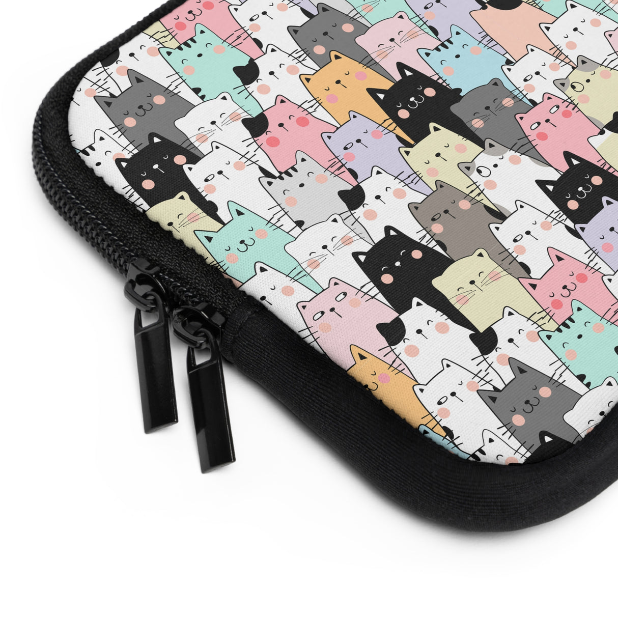Cat Pattern Laptop Sleeve
