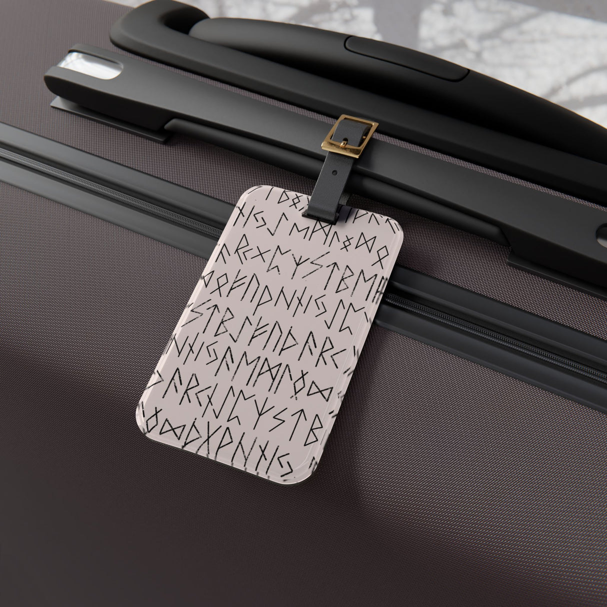 Nordic Rune Luggage Tag
