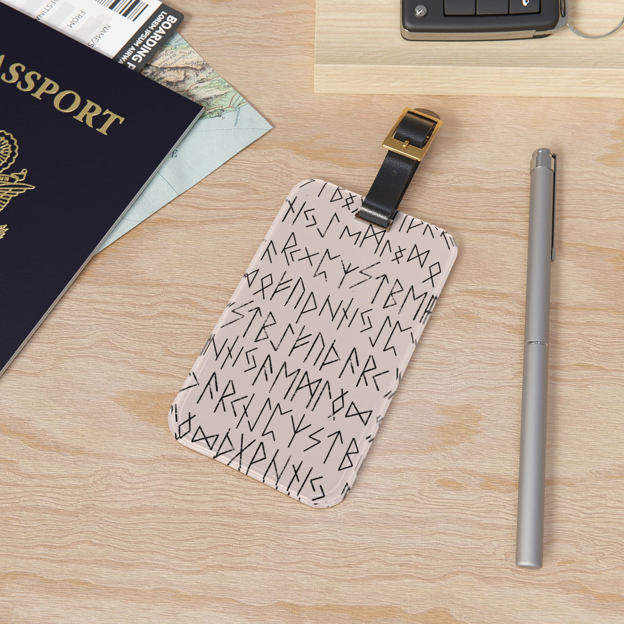 Nordic Rune Luggage Tag