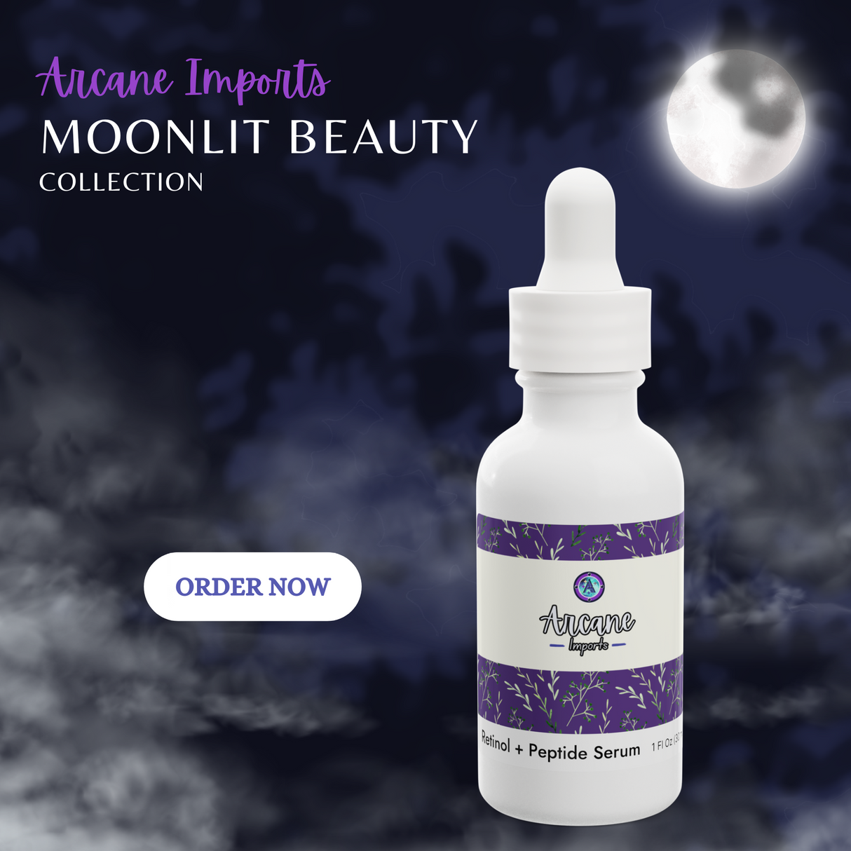 Retinol and Peptide Face Serum, 1oz