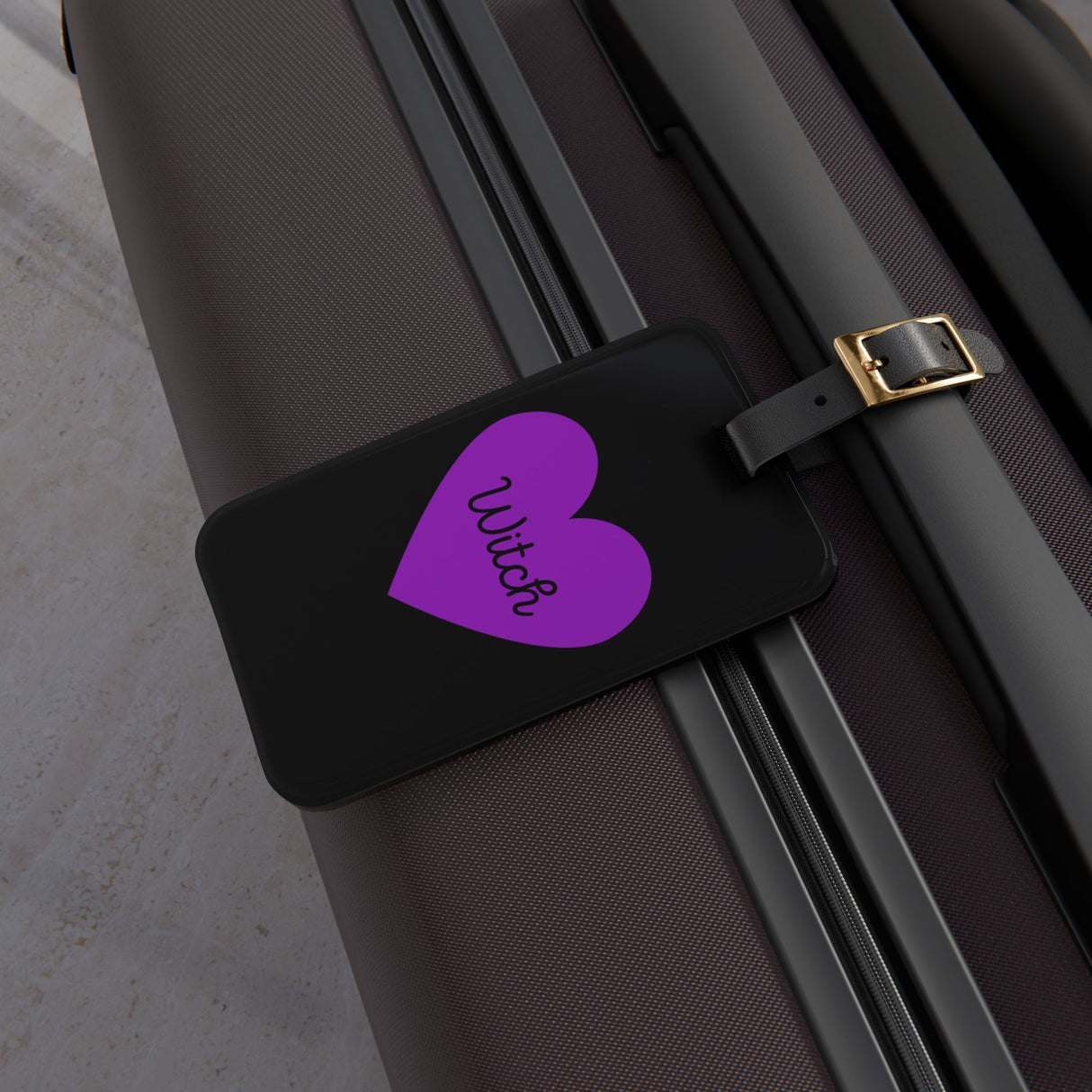 Witch Heart Luggage Tag