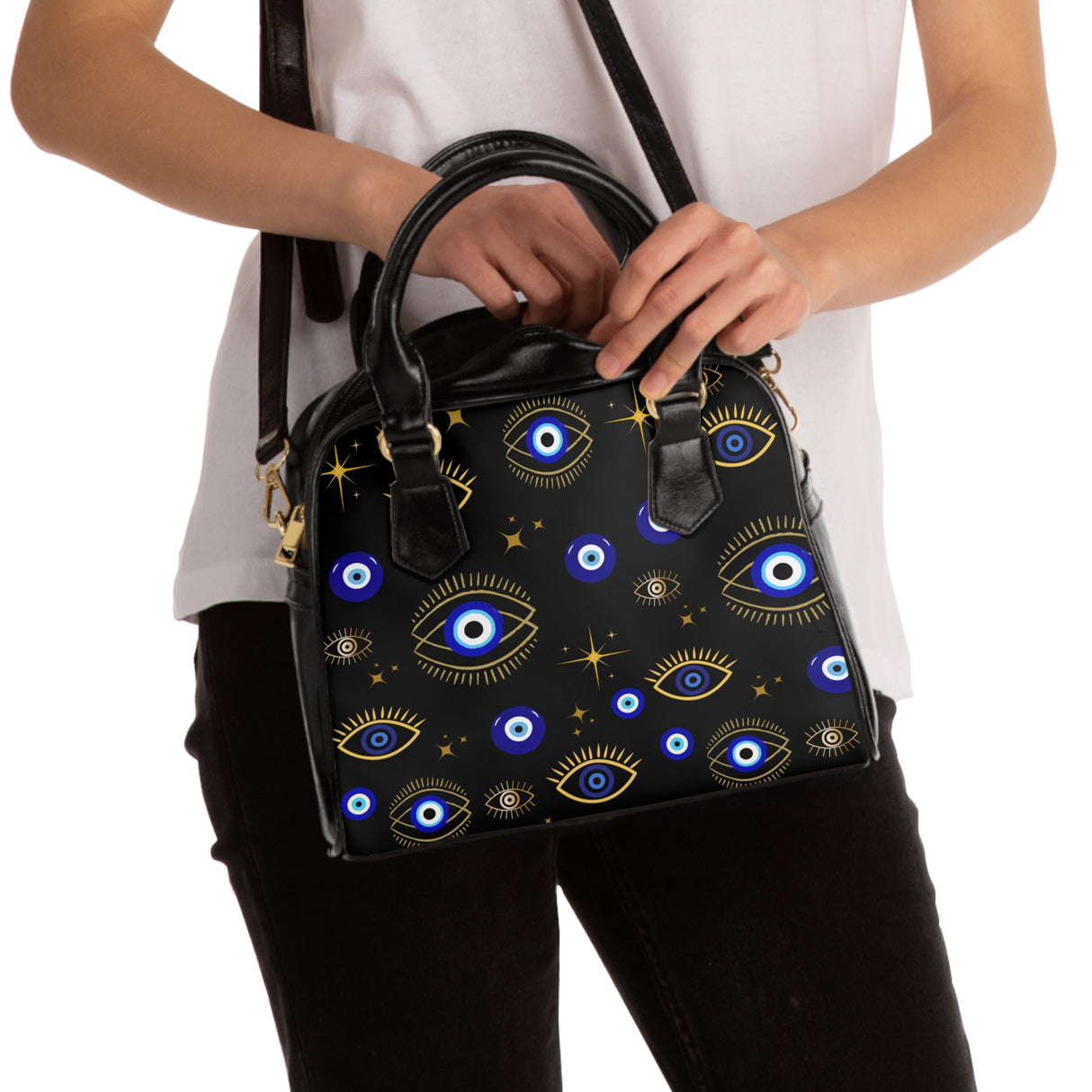 Mystical Evil Eye Shoulder Handbag