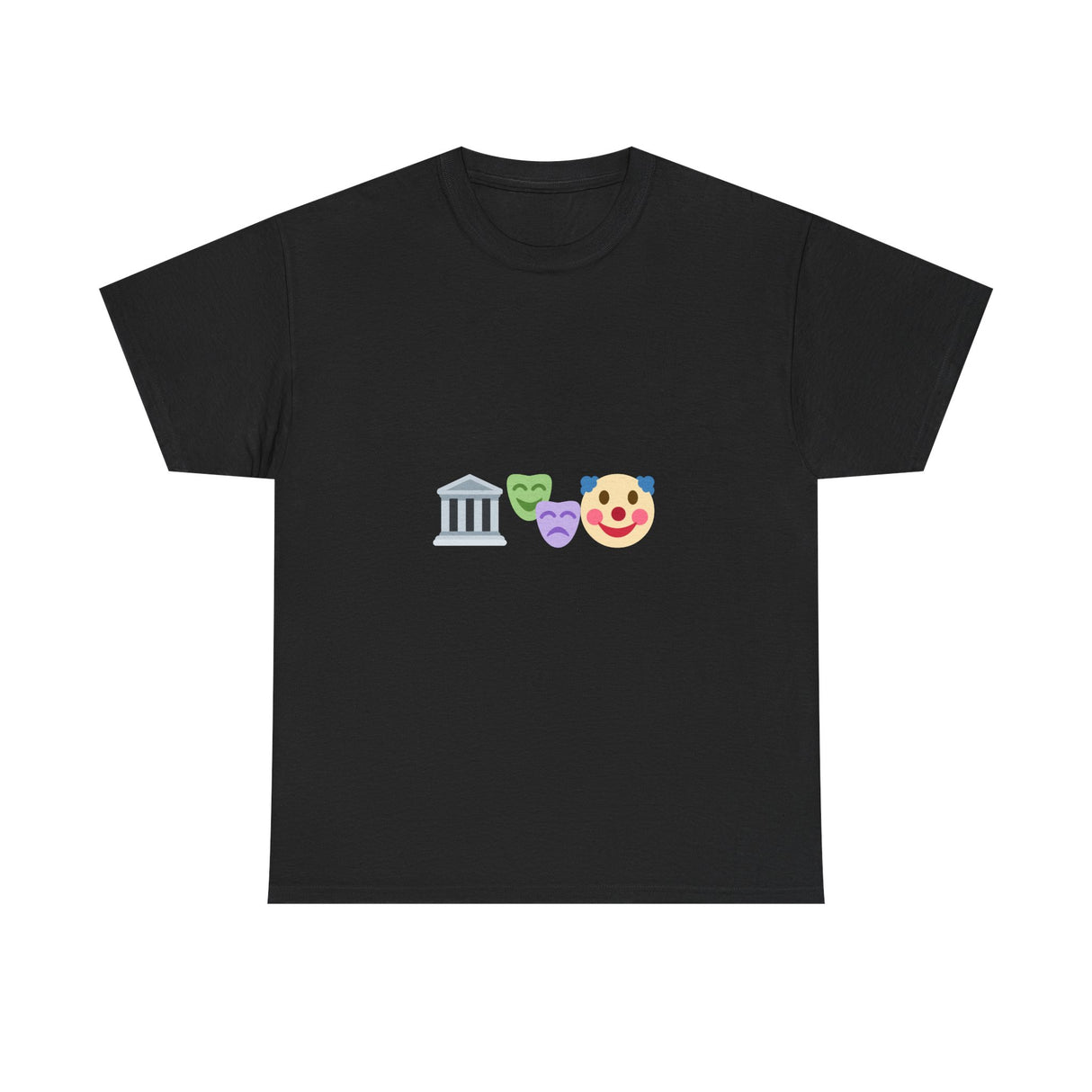 Government Clown Show Emoji Unisex Heavy Cotton Tee
