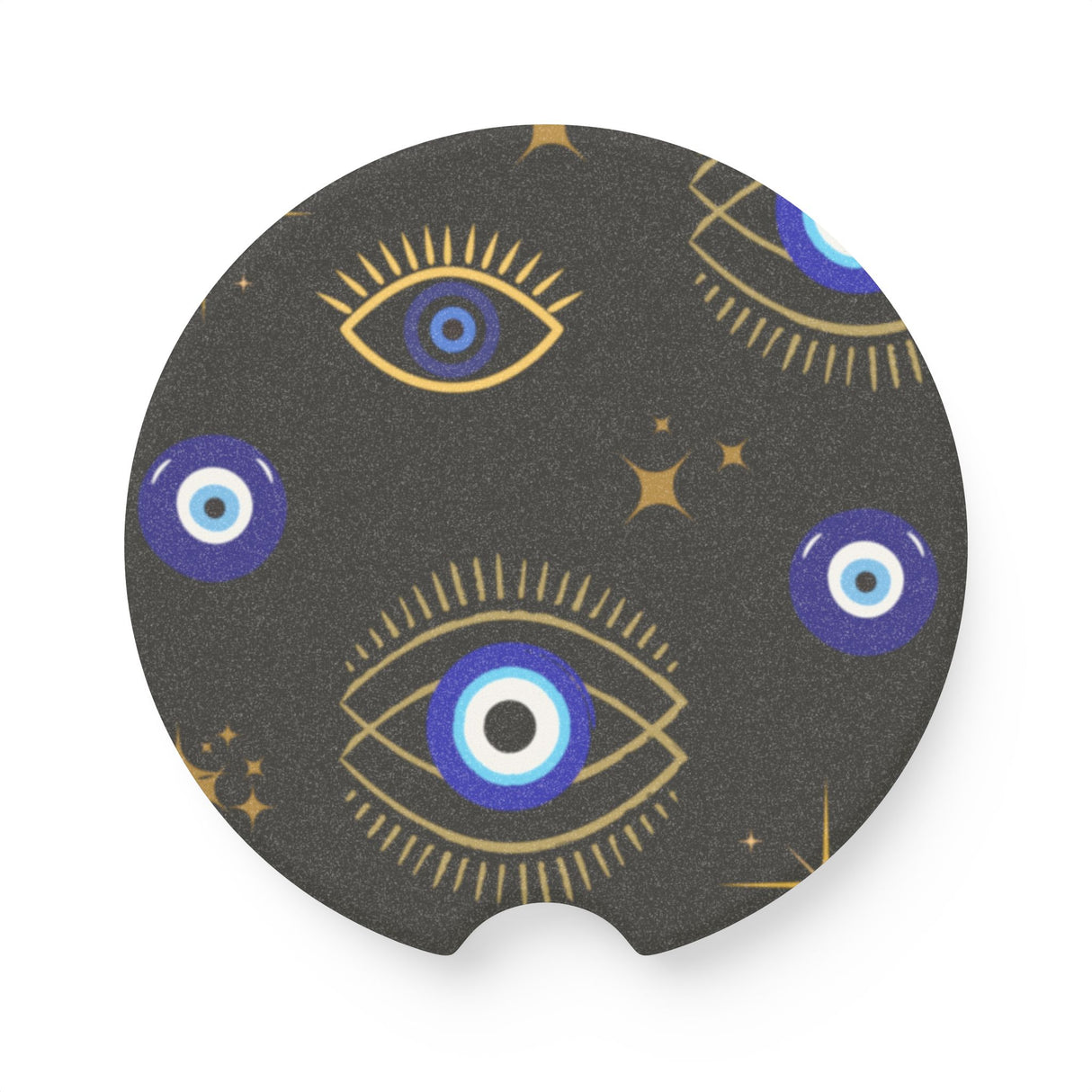 Mystical Evil Eye Soapstone Car Coaster