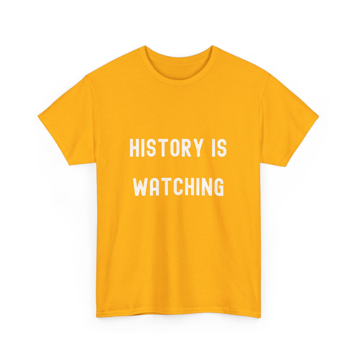 History is Watching Unisex Heavy Cotton Tee