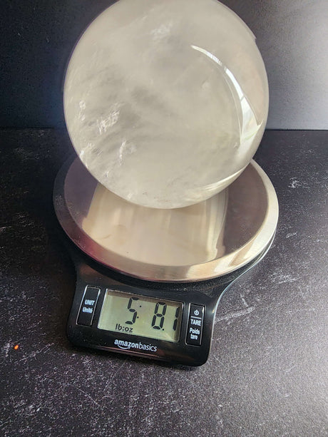 5 lb Natural Clear Quartz Crystal Ball - Arcane Imports
