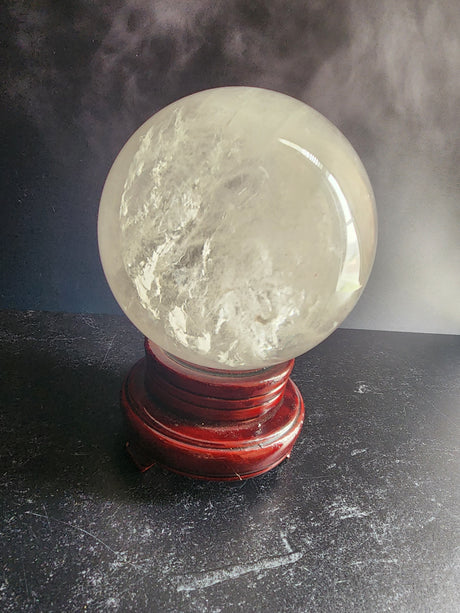 5 lb Natural Clear Quartz Crystal Ball - Arcane Imports