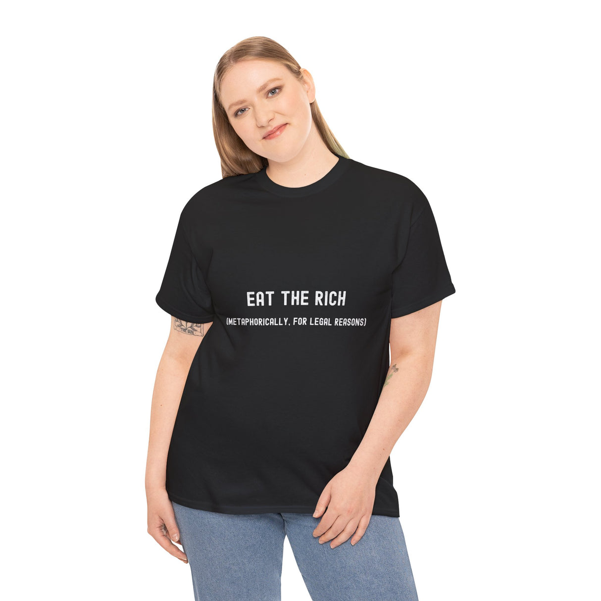 Eat the Rich Unisex Heavy Cotton Tee