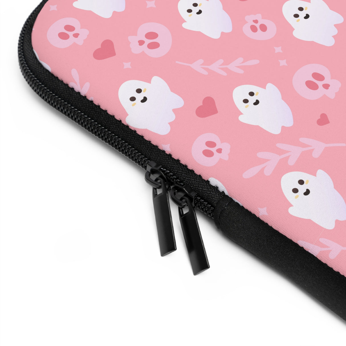 Pink Ghost Laptop Sleeve