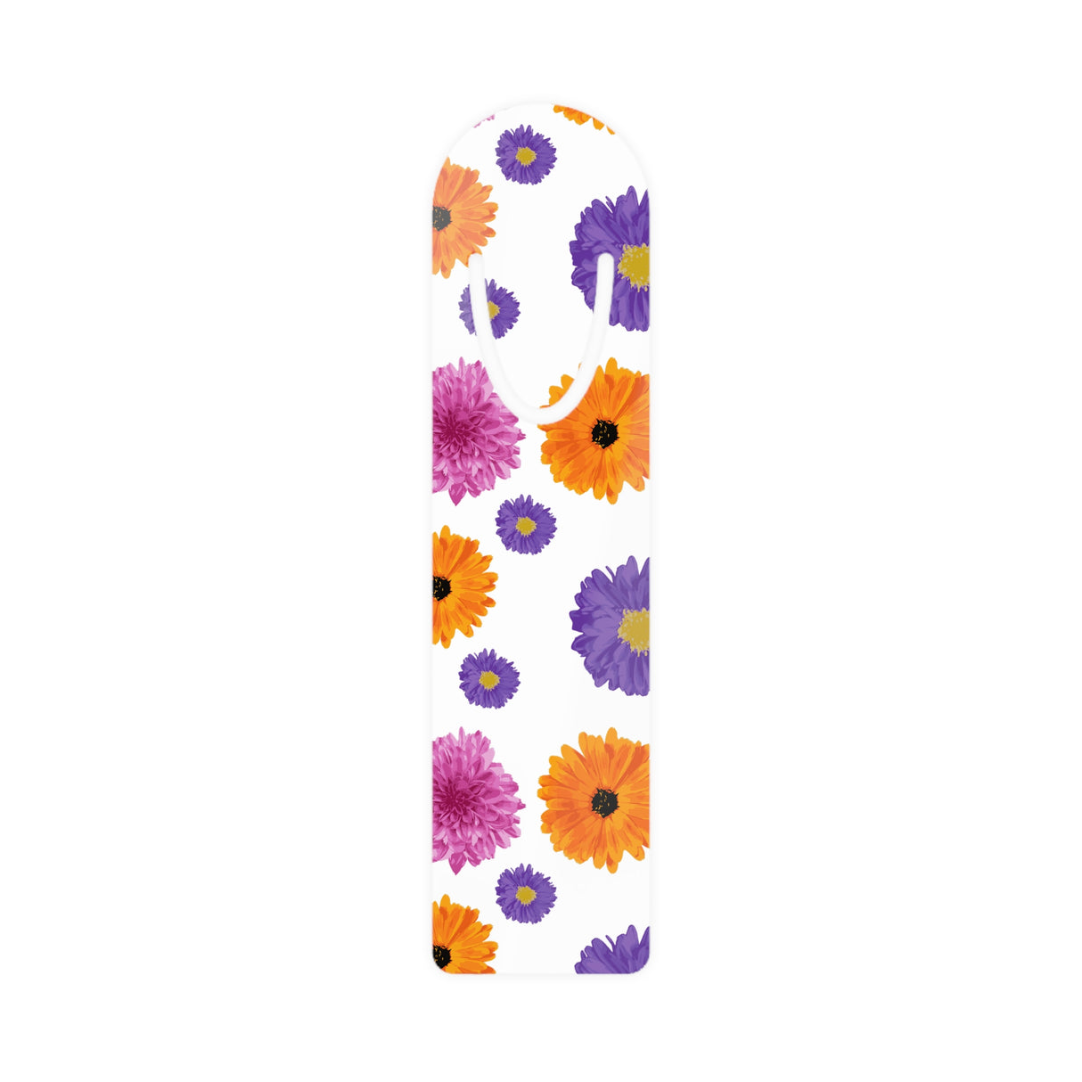 Enchanted Meadow Floral Design Bookmark