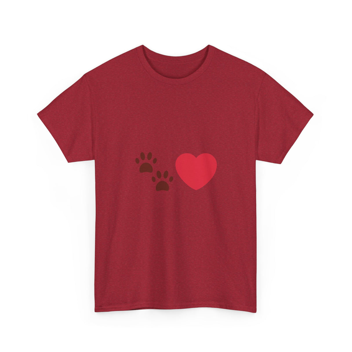 Pet Love Emoji Unisex Heavy Cotton Tee