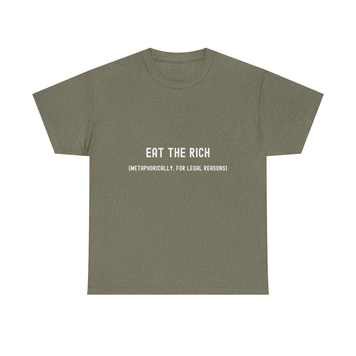 Eat the Rich Unisex Heavy Cotton Tee