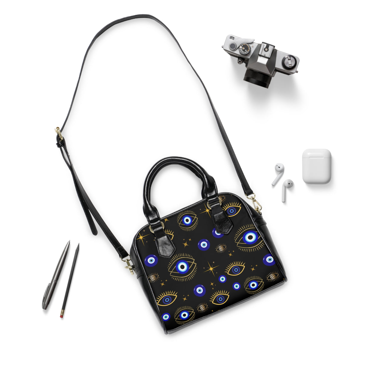 Mystical Evil Eye Shoulder Handbag