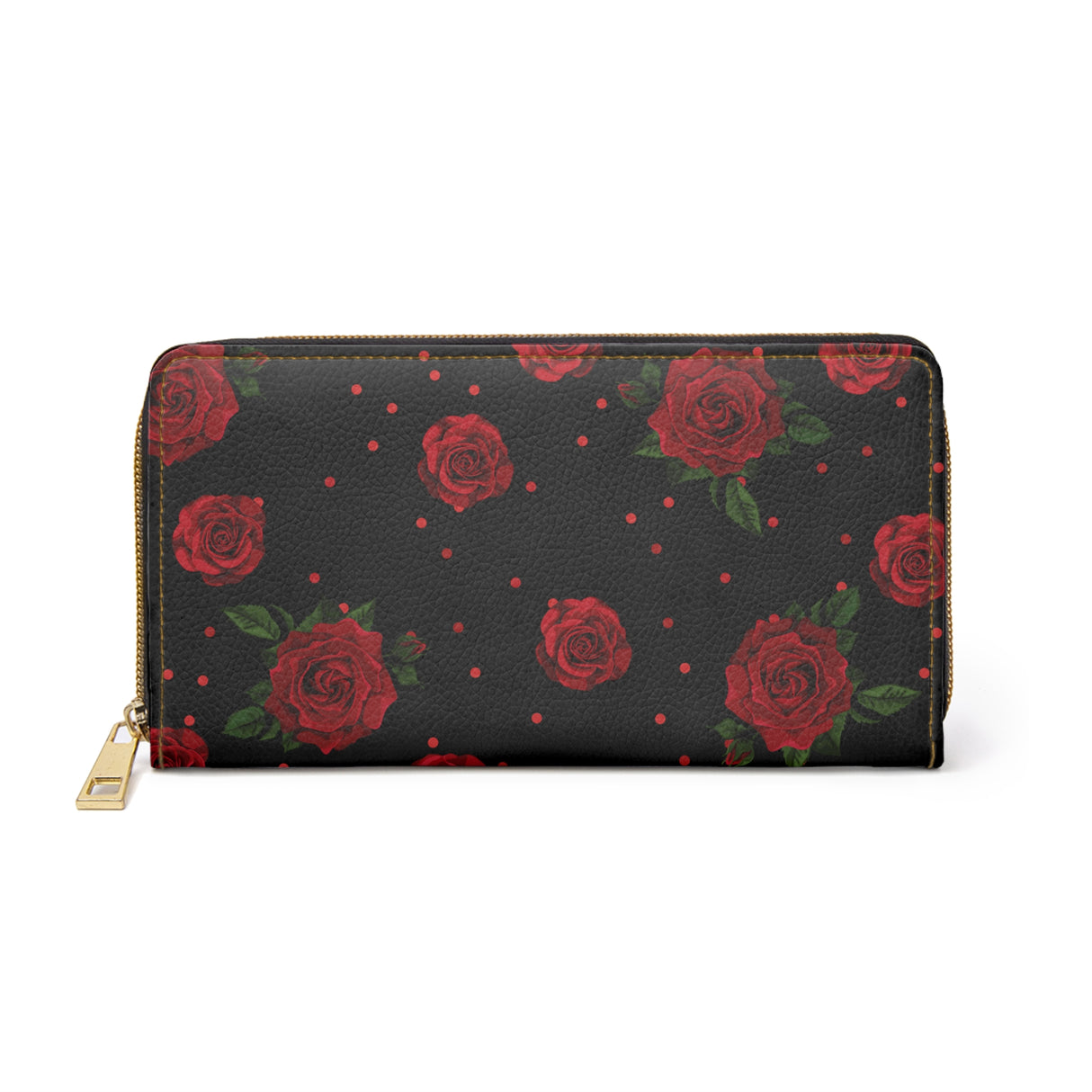 Rose Zipper Wallet