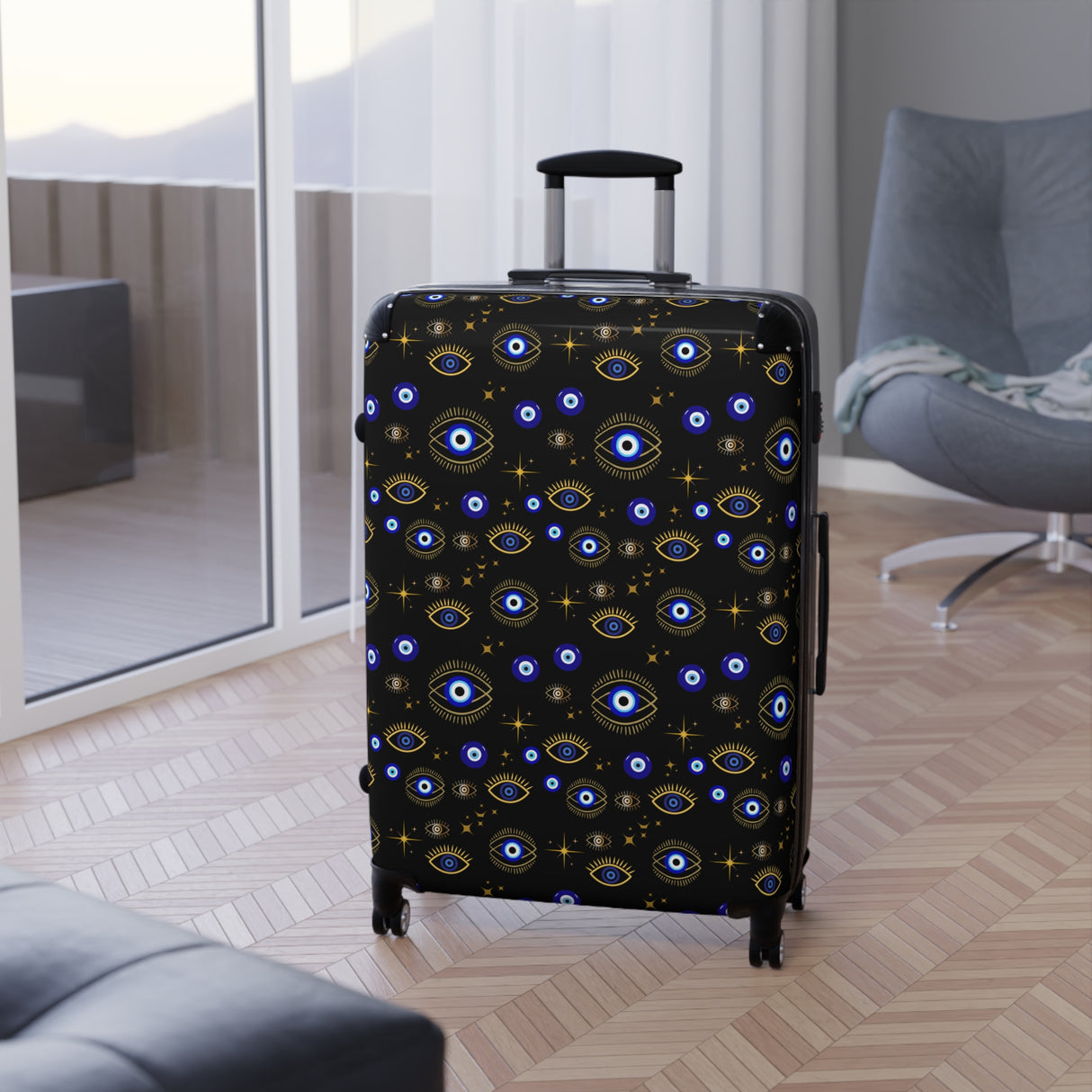 Mystical Evil Eye Suitcase