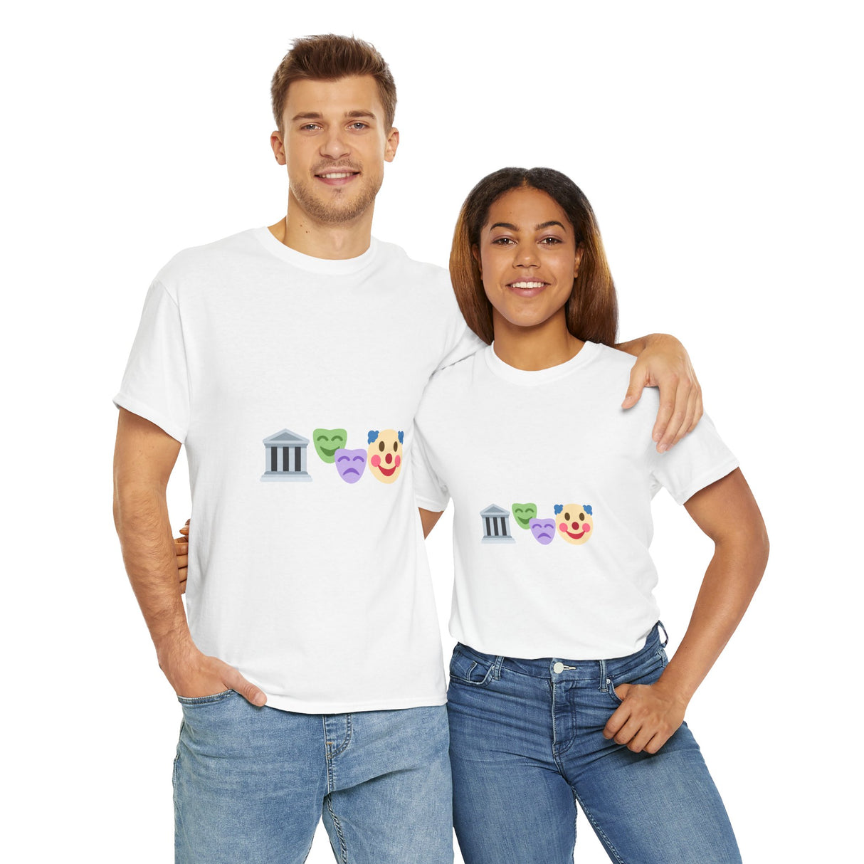 Government Clown Show Emoji Unisex Heavy Cotton Tee