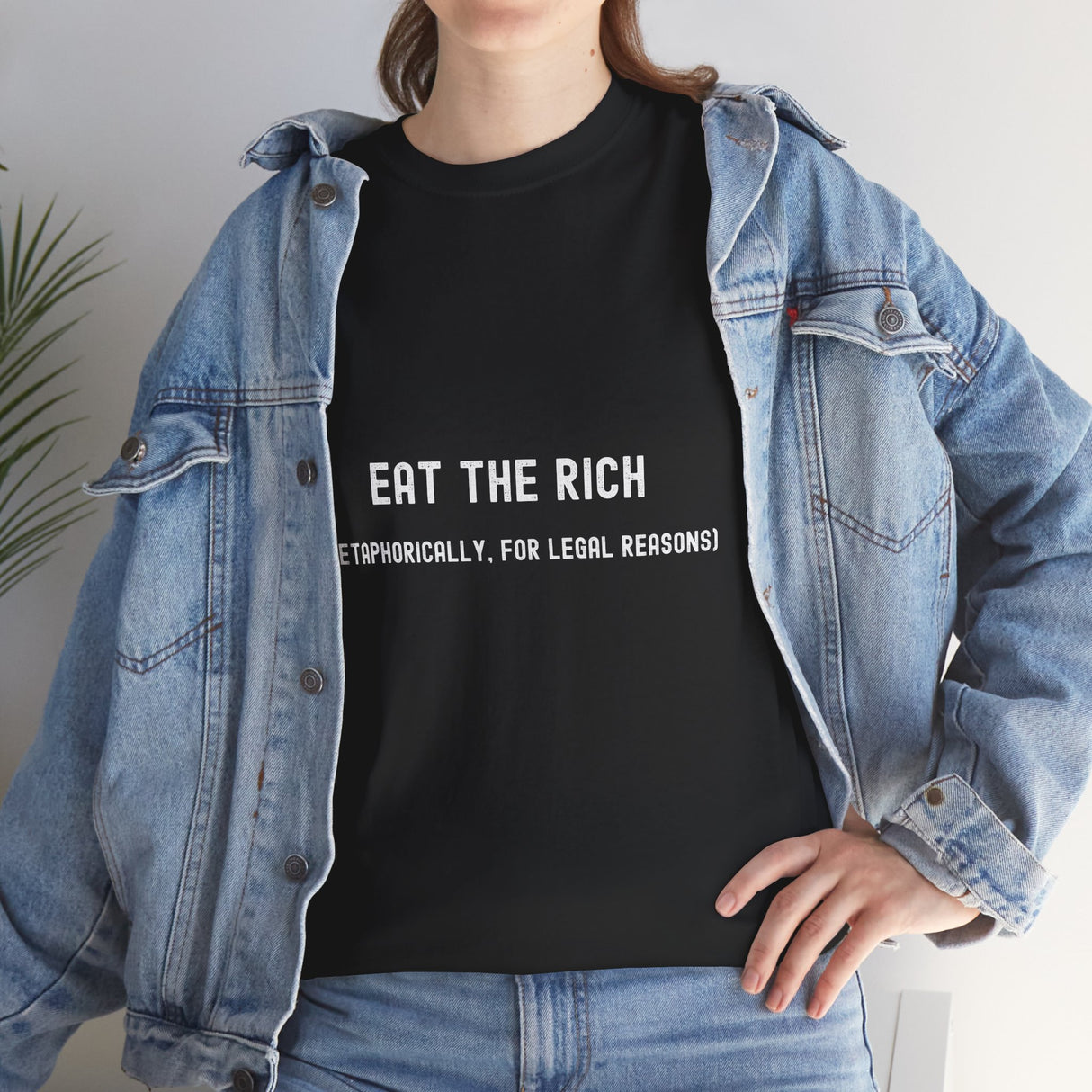 Eat the Rich Unisex Heavy Cotton Tee