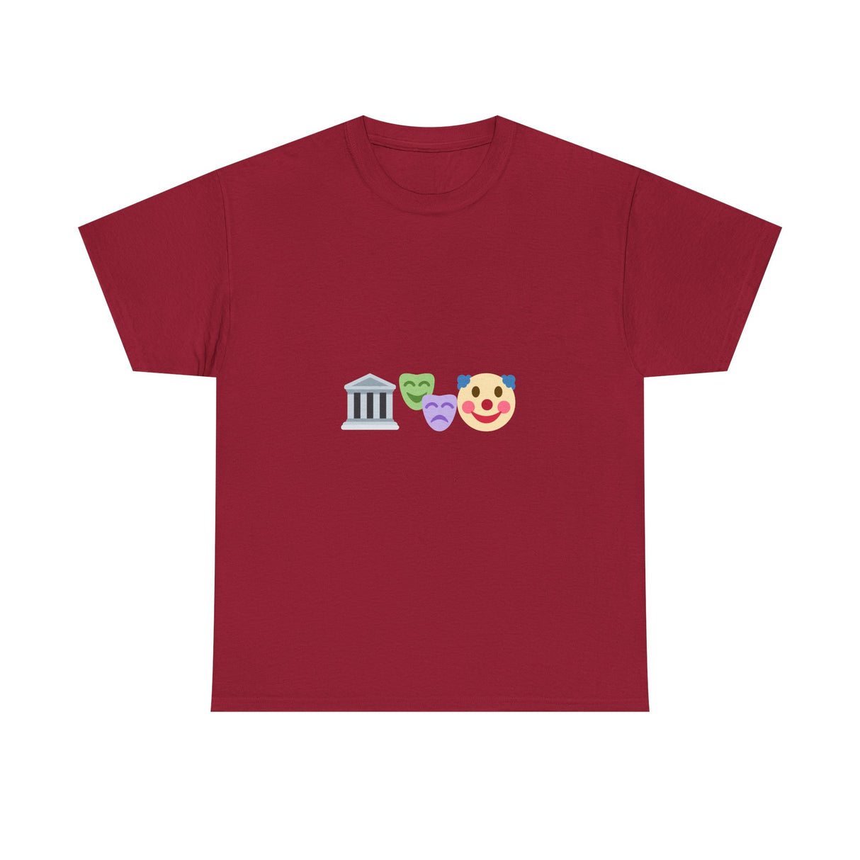 Government Clown Show Emoji Unisex Heavy Cotton Tee