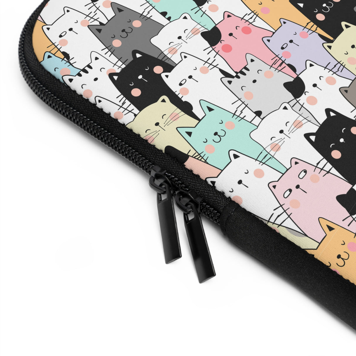 Cat Pattern Laptop Sleeve