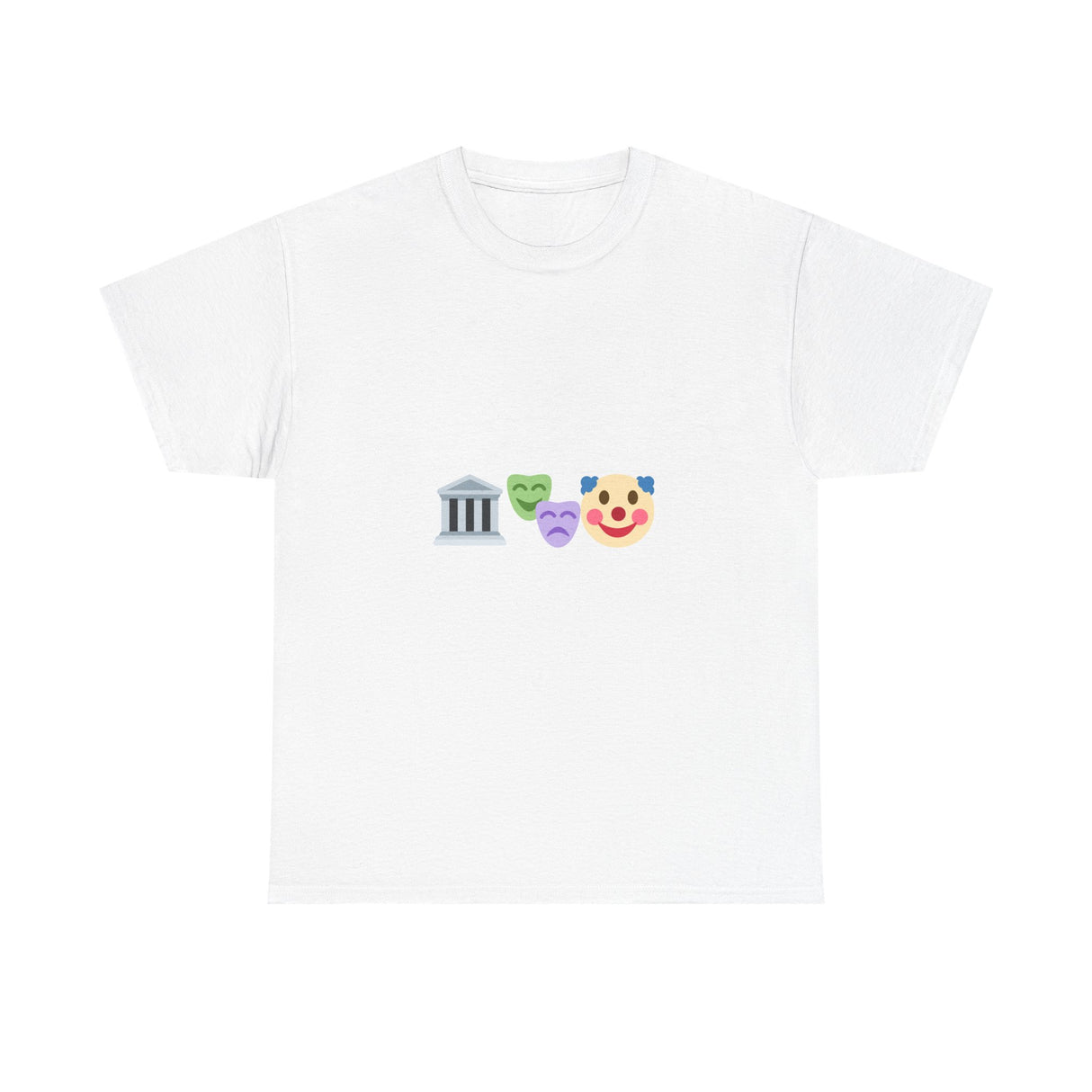Government Clown Show Emoji Unisex Heavy Cotton Tee