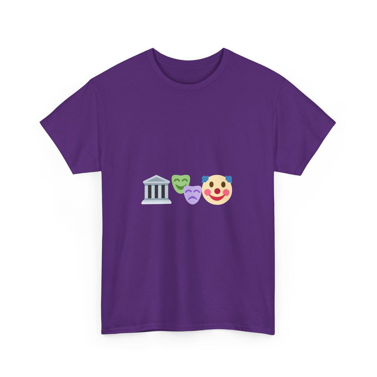 Government Clown Show Emoji Unisex Heavy Cotton Tee