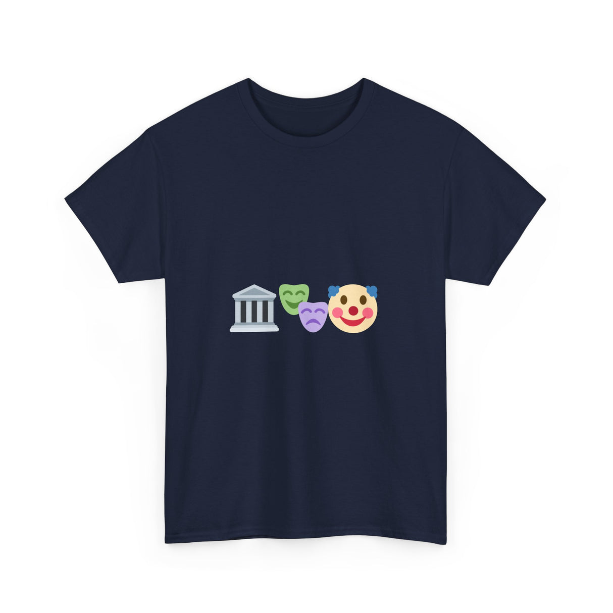 Government Clown Show Emoji Unisex Heavy Cotton Tee
