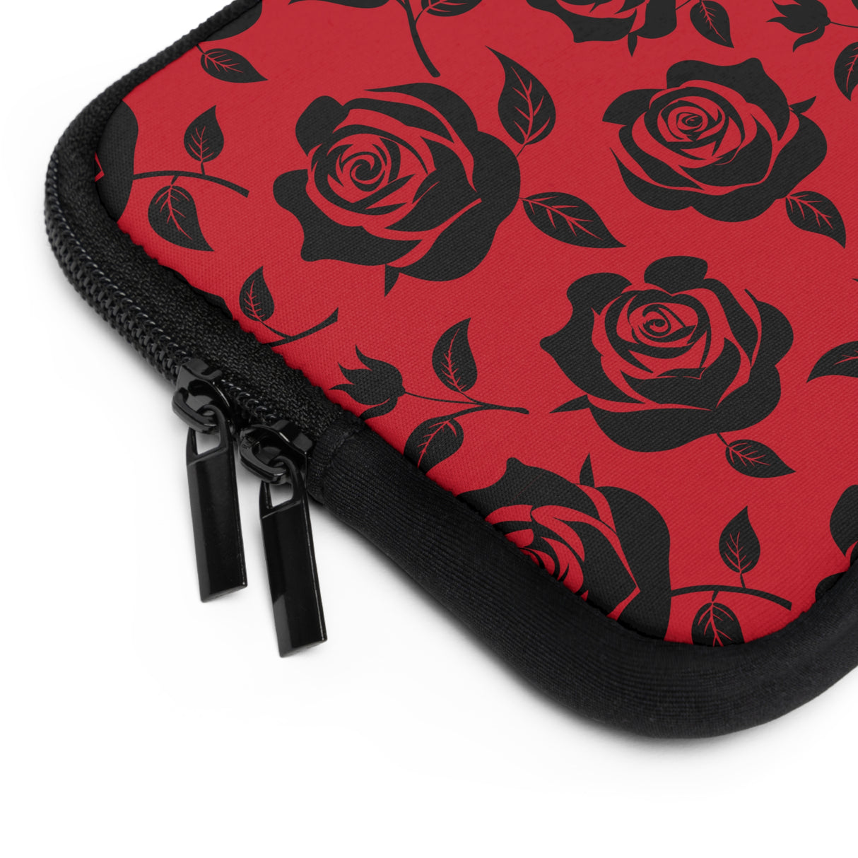 Black Rose Laptop Sleeve