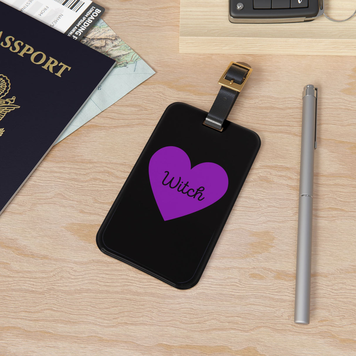 Witch Heart Luggage Tag