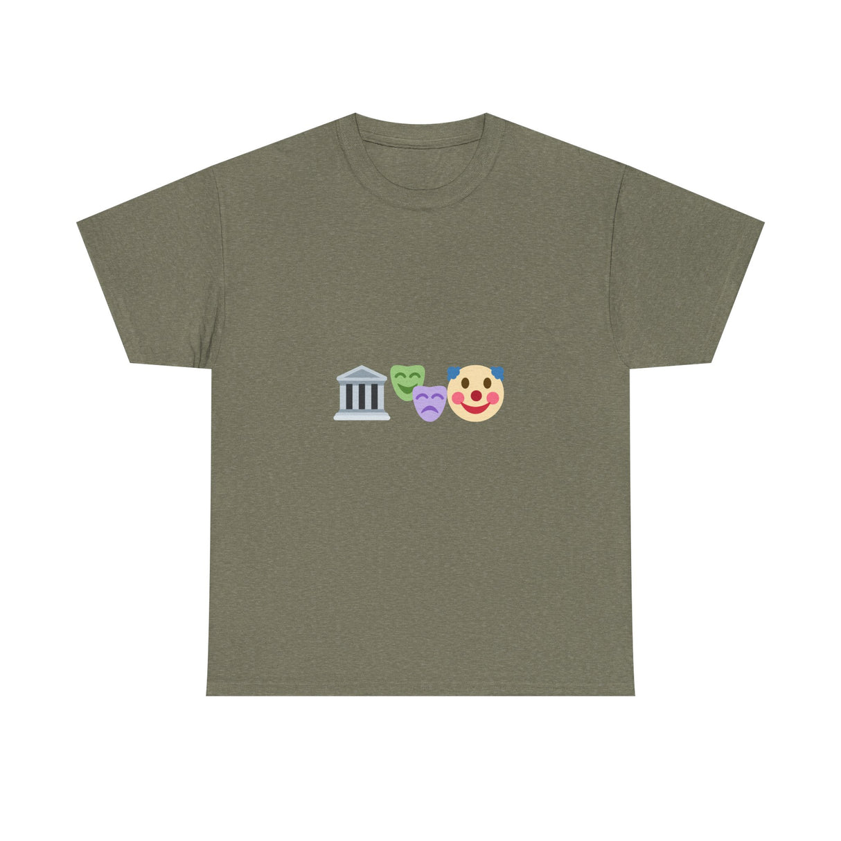 Government Clown Show Emoji Unisex Heavy Cotton Tee