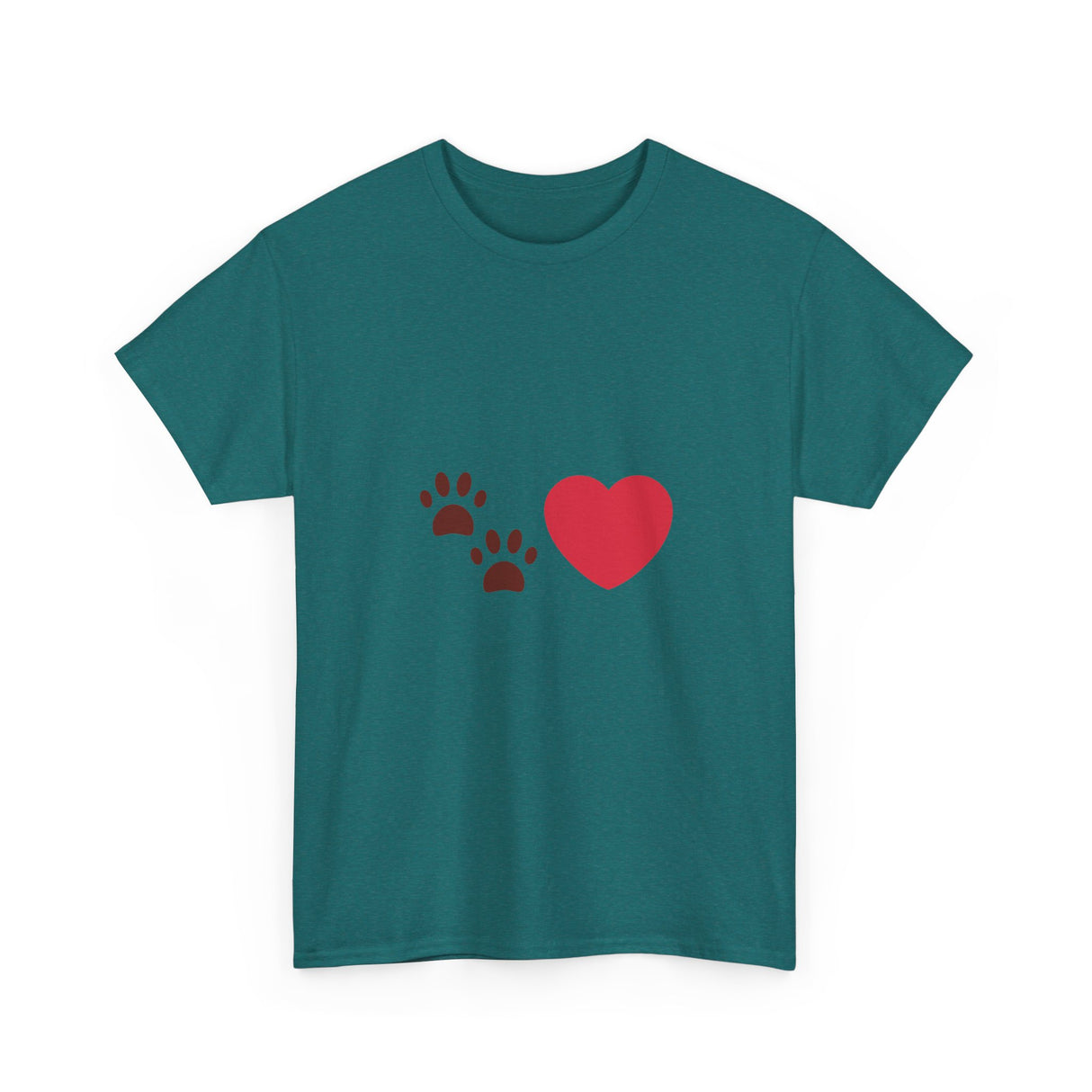 Pet Love Emoji Unisex Heavy Cotton Tee