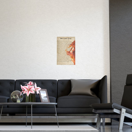 Beltane Poem Poster - Arcane Imports