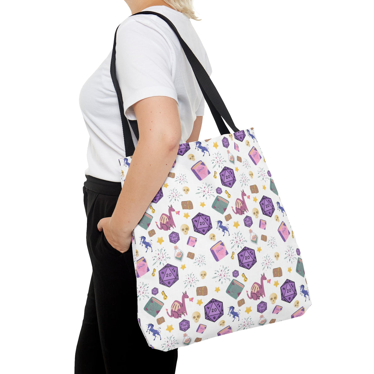 Fantasy Forever Tote Bag - White - Arcane Imports