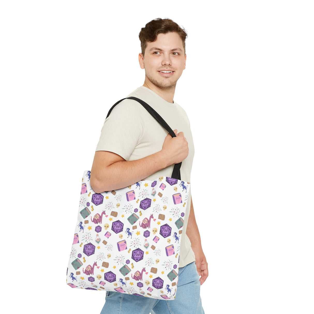 Fantasy Forever Tote Bag - White - Arcane Imports