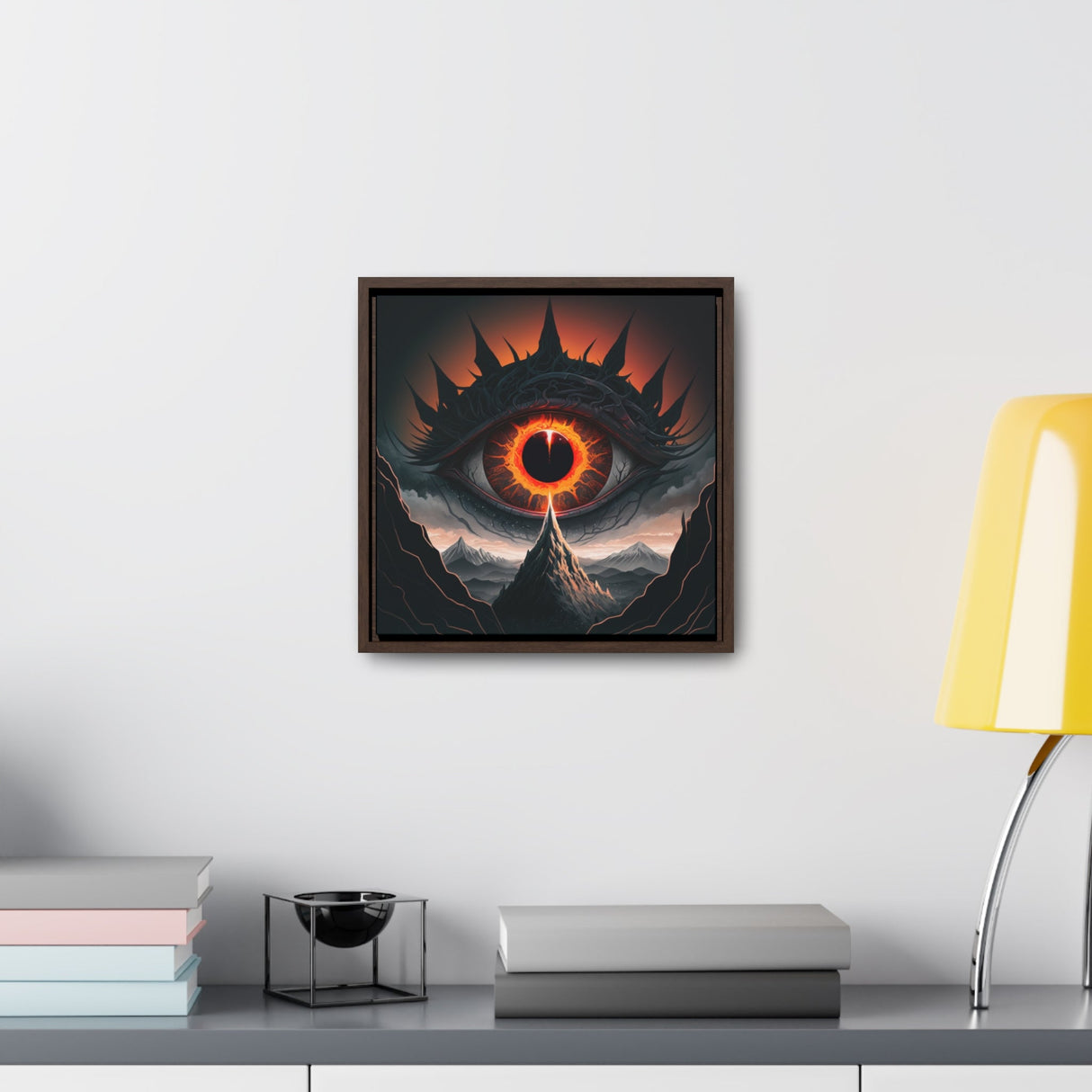 Inferno Oculus: The Eye of Eternal Ember - Gallery Canvas - Arcane Imports