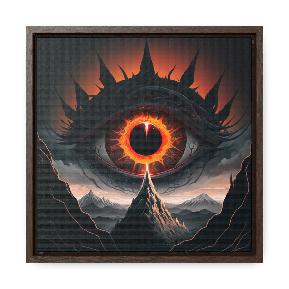 Inferno Oculus: The Eye of Eternal Ember - Gallery Canvas - Arcane Imports